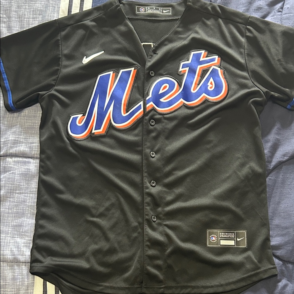 Blackout Edwin Diaz Mets Jersey